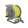 Masterplug OMU25132USL-PX PRO-XT Open Cable Reel 240V 13A 2-Socket & 2 USB (2.1A Shared) 25m