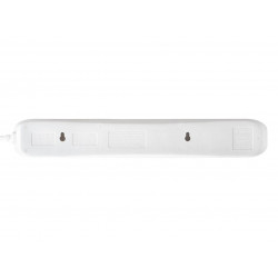 Masterplug SRG6210N-MP Extension Lead 240V 6-Gang 13A White Surge Protected 2m