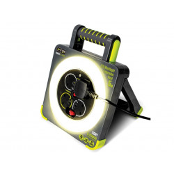 Masterplug WLU05134SL-PX Work Light Cable Reel 240V 13A 4-Socket 5m