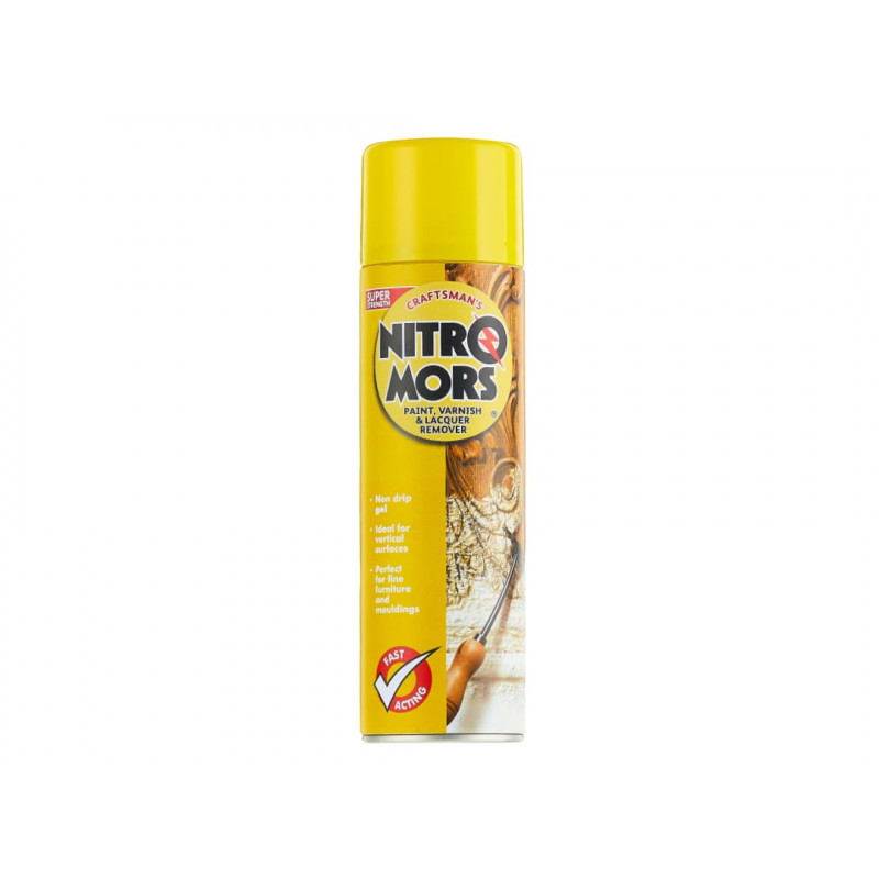 Nitromors NCM500 Craftsman's Paint, Varnish & Lacquer Remover 500ml Aerosol