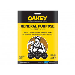 Oakey 66261135689 Glasspaper Sanding Sheets 230 x 280mm Course/Extra Coarse 40G (5)