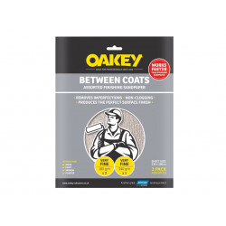 Oakey 66261116760 Between Coats Finishing Sandpaper 230 x 280mm Assorted (3)