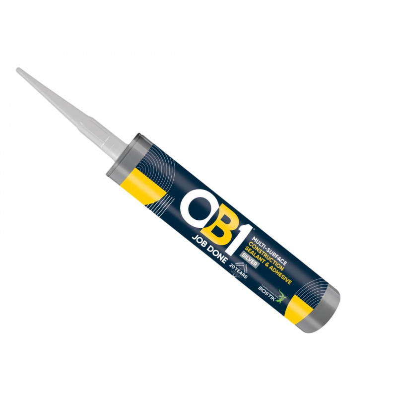 OB1® 30617355 Hybrid Sealant & Adhesive Silver 290ml OB1® 30617355 Hybrid Sealant & Adhesive Silver 290ml