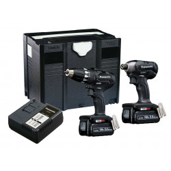 Panasonic EYC231LJ2G31 EYC231LJ Twin Pack 18V 2 x 5.0Ah Li-ion