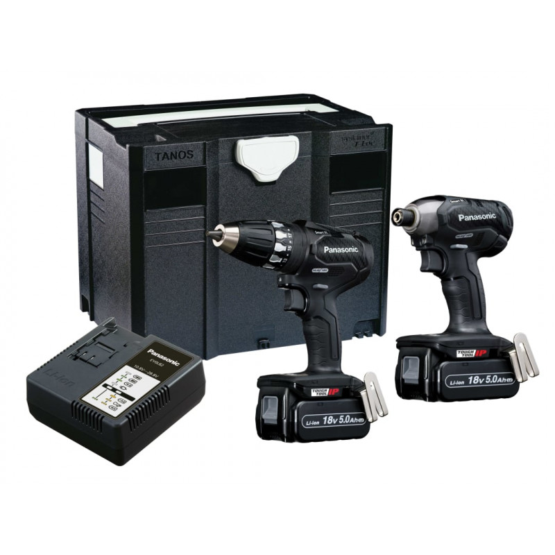 Panasonic EYC231LJ2G31 EYC231LJ Twin Pack 18V 2 x 5.0Ah Li-ion