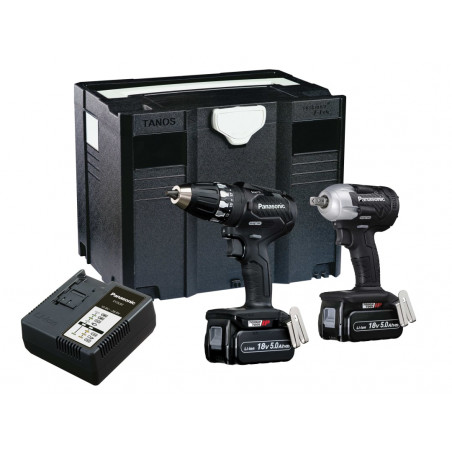 Panasonic EYC232LJ2G31 EYC232LJ Twin Pack 18V 2 x 5.0Ah Li-ion