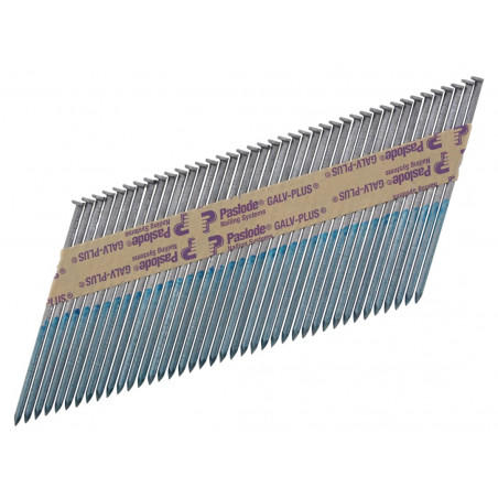 Paslode 141234 3.1 x 90mm IM350 Smooth Nails Galv-Plus® Finish Box of 2200 + 2 Fuel Cells