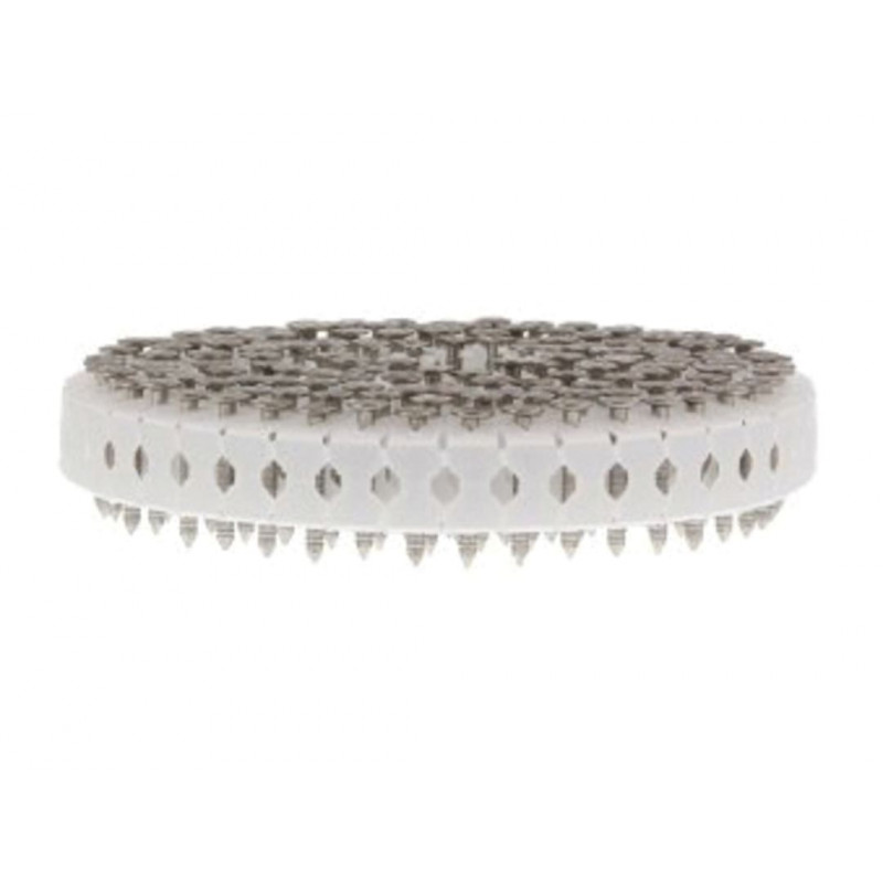 Paslode 142207 0° Plastic Coil Ring Shank Stainless Steel A2 Nails 2.5 x 35mm (Pack 1000) Paslode 142207 0° Plastic Coil Ring Shank Stainless Steel A2 Nails 2.5 x 35mm (Pack 1000)
