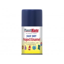 PlastiKote 001030 Fast Dry Enamel Aerosol Night Blue 100ml
