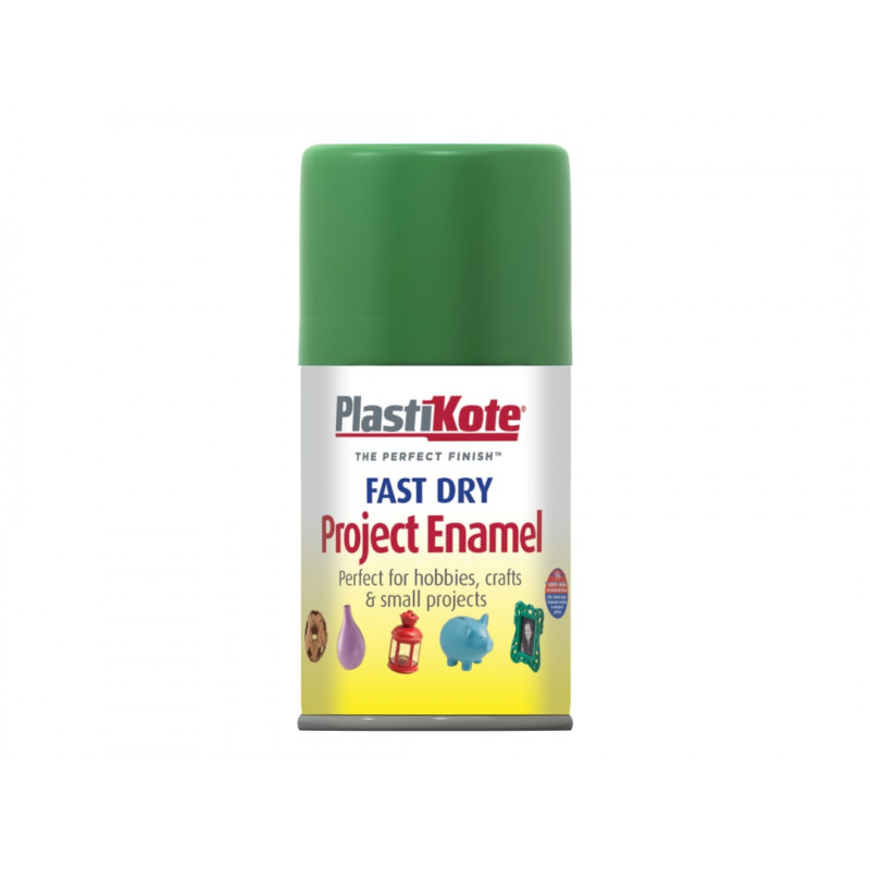PlastiKote 001040 Fast Dry Enamel Aerosol Garden Green 100ml PlastiKote 001040 Fast Dry Enamel Aerosol Garden Green 100ml