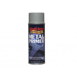 PlastiKote 010601 Metal Primer Spray Grey 400ml