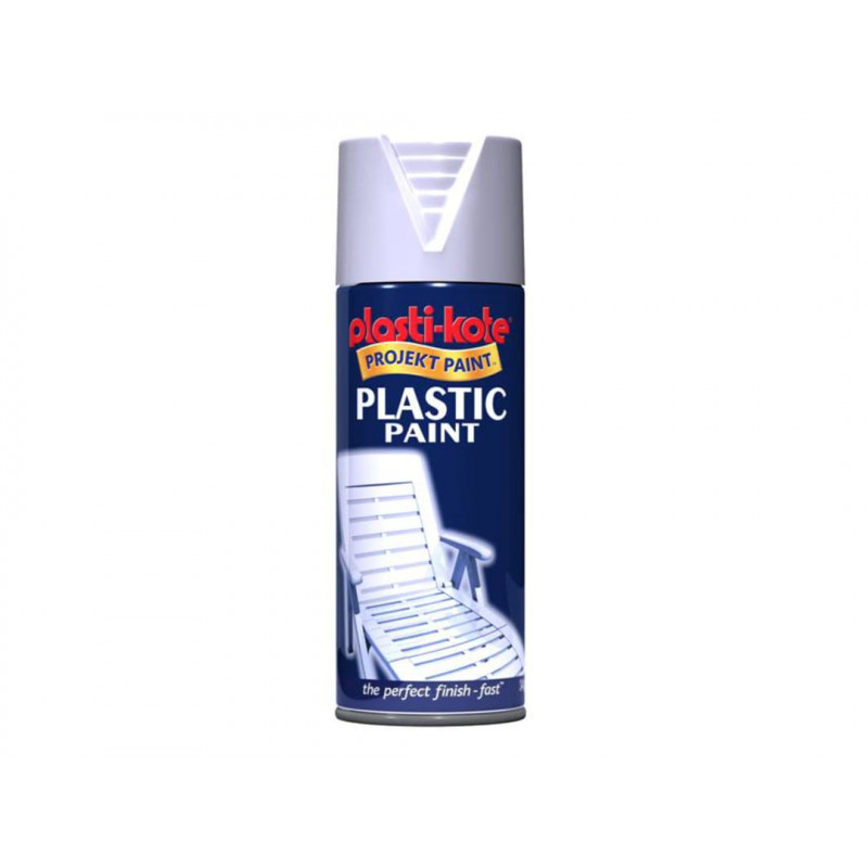 PlastiKote 010607 Plastic Paint Spray White Gloss 400ml PlastiKote 010607 Plastic Paint Spray White Gloss 400ml