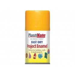 PlastiKote 001070 Fast Dry Enamel Aerosol Sunshine Yellow 100ml