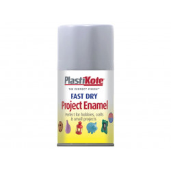 PlastiKote 001090 Fast Dry Enamel Aerosol Aluminium 100ml