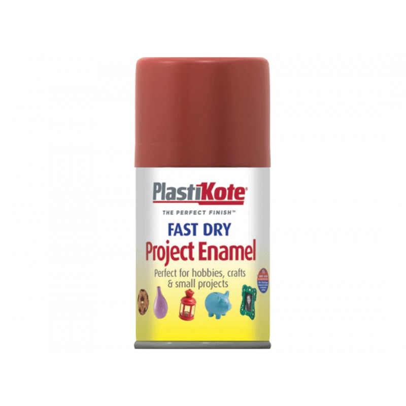 PlastiKote 001122 Fast Dry Enamel Aerosol Nut Brown 100ml PlastiKote 001122 Fast Dry Enamel Aerosol Nut Brown 100ml