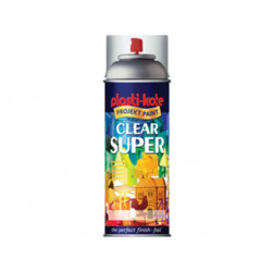 PlastiKote 011138 Gloss Super Spray Clear 400ml