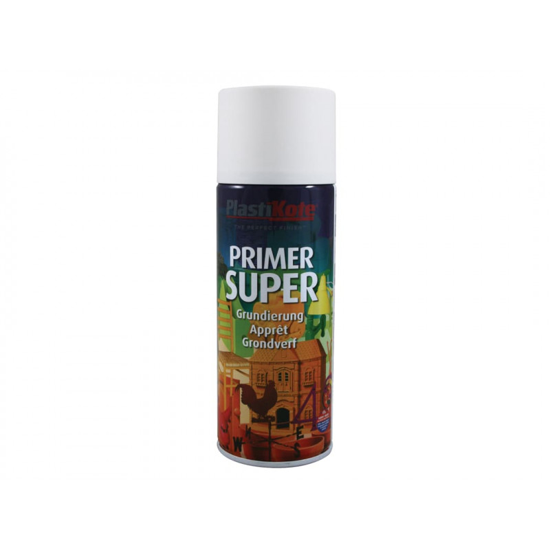 PlastiKote 011145 Super Spray Primer White 400ml PlastiKote 011145 Super Spray Primer White 400ml