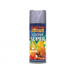 PlastiKote 011149 Gloss Super Spray Aluminium 400ml