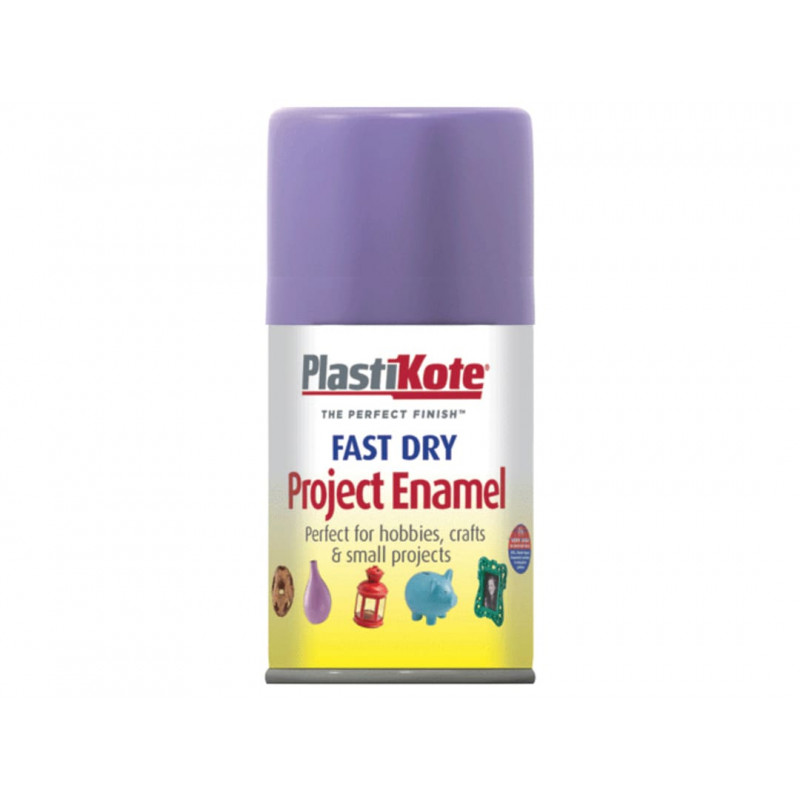 PlastiKote 001200 Fast Dry Enamel Aerosol Lavender 100ml PlastiKote 001200 Fast Dry Enamel Aerosol Lavender 100ml