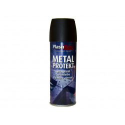 PlastiKote 001284 Metal Protekt Spray Matt Black 400ml