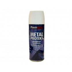 PlastiKote 001287 Metal Protekt Spray Satin White 400ml