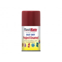 PlastiKote 001340 Fast Dry Enamel Aerosol Metallic Red 100ml