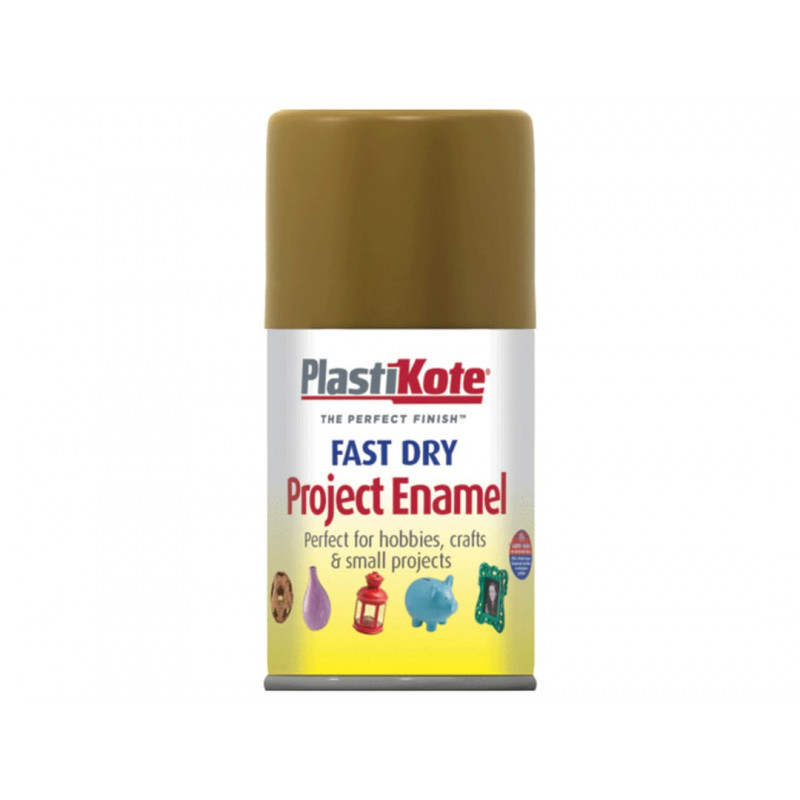 PlastiKote 001430 Fast Dry Enamel Aerosol Antique Gold 100ml PlastiKote 001430 Fast Dry Enamel Aerosol Antique Gold 100ml
