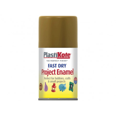 PlastiKote 001430 Fast Dry Enamel Aerosol Antique Gold 100ml