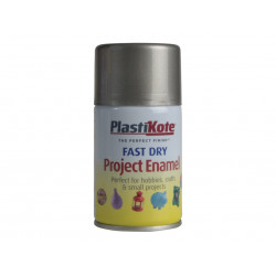 PlastiKote 001590 Fast Dry Enamel Aerosol Pewter 100ml