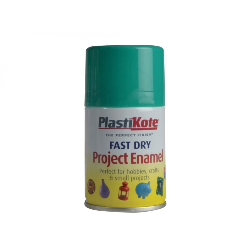 PlastiKote 440.0001630.046 Fast Dry Enamel Aerosol Jade 100ml PlastiKote 440.0001630.046 Fast Dry Enamel Aerosol Jade 100ml