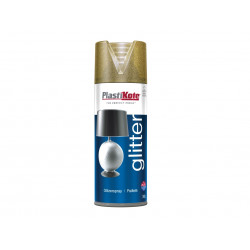 PlastiKote 440172 Glitter Effect Spray Gold 400ml
