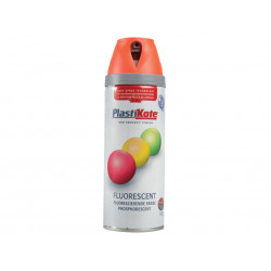 PlastiKote 001902 Twist & Spray Fluorescent Orange 400ml