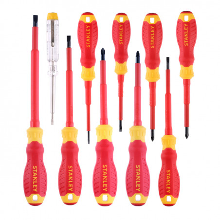 Stanley STHT60032-0 VDE Insulated Screwdriver Set (10 Piece)