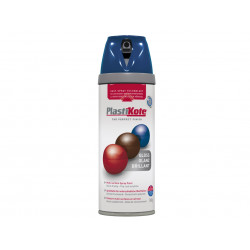 PlastiKote 021112 Twist & Spray Gloss Royal Blue 400ml