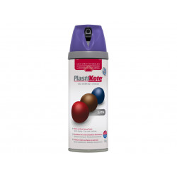 PlastiKote 022116 Twist & Spray Satin Sumptuous Purple 400ml