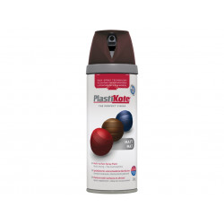 PlastiKote 023106 Twist & Spray Matt Chocolate 400ml