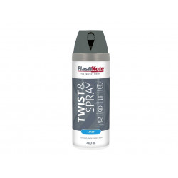 PlastiKote 023123 Twist & Spray Matt 400ml Blue Steel
