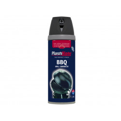 PlastiKote 026020 Twist & Spray BBQ Paint Black 400ml