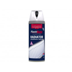 PlastiKote 026100 Twist & Spray Radiator Gloss White 400ml