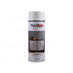 PlastiKote 027100 Chalk Finish Spray Vintage White 400ml