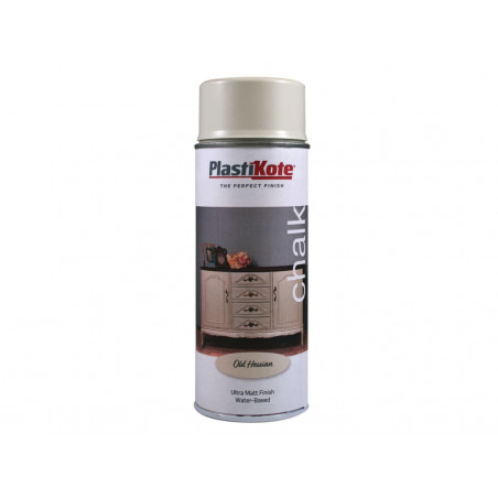 PlastiKote 027101 Chalk Finish Spray Old Hessian 400ml