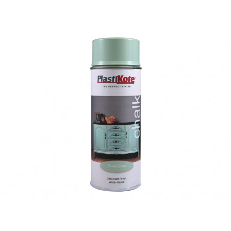 PlastiKote 027104 Chalk Finish Spray Pastel Green 400ml