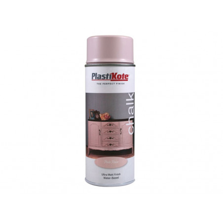 PlastiKote 027105 Chalk Finish Spray Pale Rose 400ml