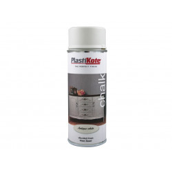 PlastiKote 027107 Chalk Finish Spray Antique White 400ml