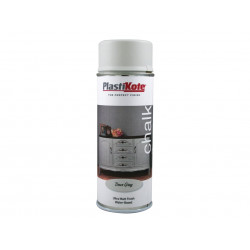 PlastiKote 027109 Chalk Finish Spray Dove Grey 400ml