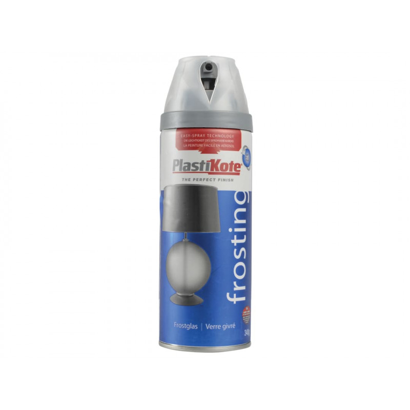 PlastiKote 027183 Twist & Spray Glass Frosting 400ml PlastiKote 027183 Twist & Spray Glass Frosting 400ml