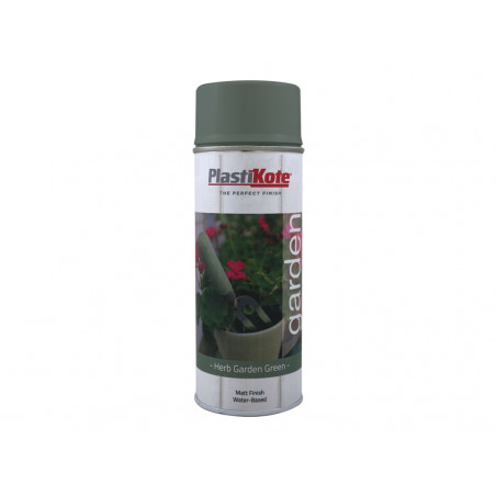 PlastiKote 027202 Garden Colours Spray Paint Herb Garden Green 400ml