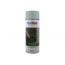 PlastiKote 027204 Garden Colours Spray Paint Clotted Cream 400ml