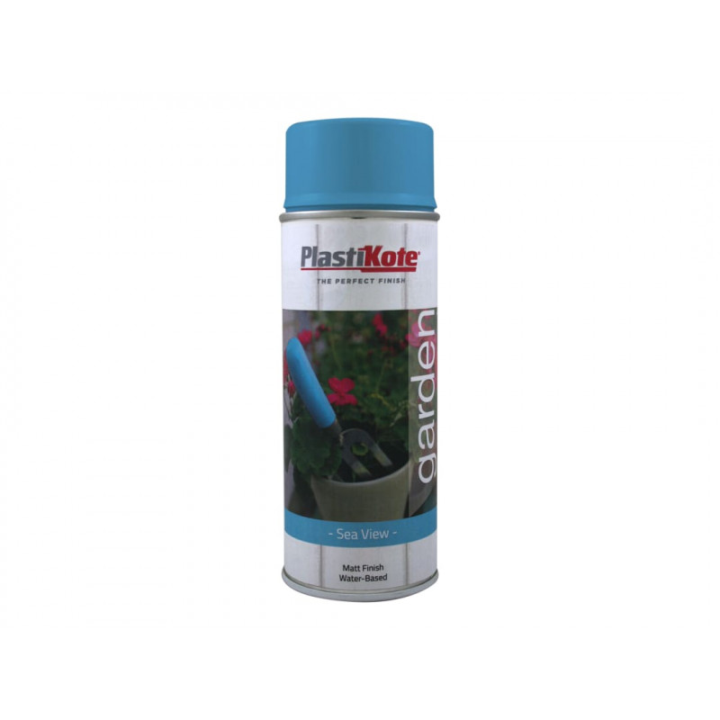PlastiKote 027206 Garden Colours Spray Paint Sea View 400ml PlastiKote 027206 Garden Colours Spray Paint Sea View 400ml