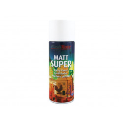 PlastiKote 013115 Super Spray Matt White RAL 9016 400ml